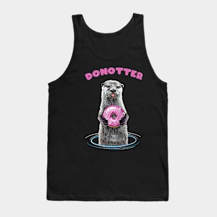 Donotter, Otter eat sweet pink donut, adorable animals and cute donuts Tank Top